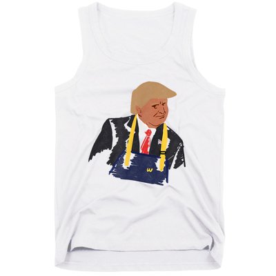 Trump Making Fries 2024 Tank Top