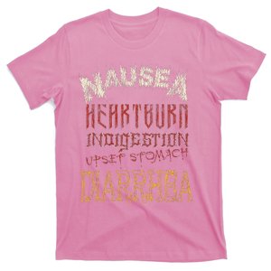 Thrash Metal Funny Heavy Nausea Heartburn Concert T-Shirt