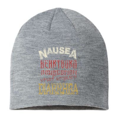 Thrash Metal Funny Heavy Nausea Heartburn Concert Sustainable Beanie