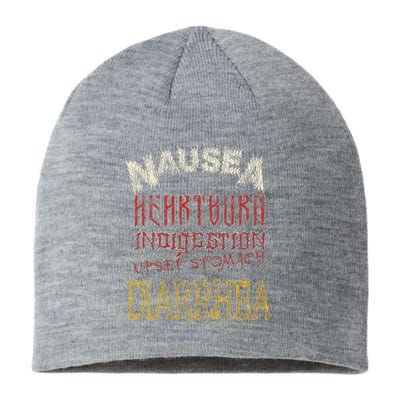 Thrash Metal Funny Heavy Nausea Heartburn Concert Sustainable Beanie