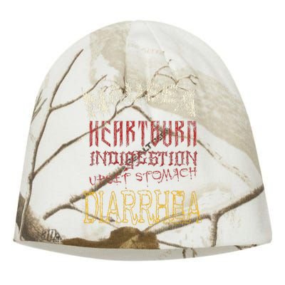 Thrash Metal Funny Heavy Nausea Heartburn Concert Kati - Camo Knit Beanie