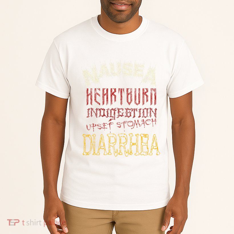 Thrash Metal Funny Heavy Nausea Heartburn Concert Tall T-Shirt