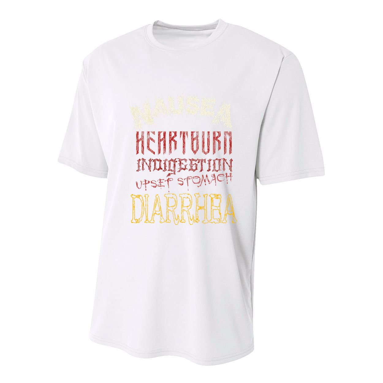 Thrash Metal Funny Heavy Nausea Heartburn Concert Youth Performance Sprint T-Shirt