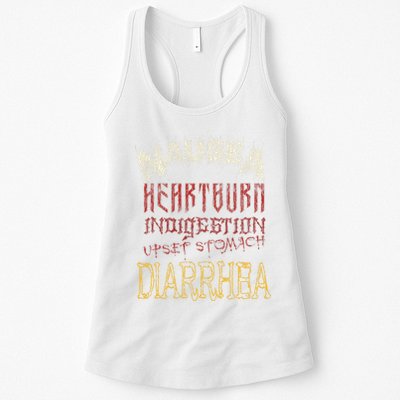 Thrash Metal Funny Heavy Nausea Heartburn Concert Womens Tank Top