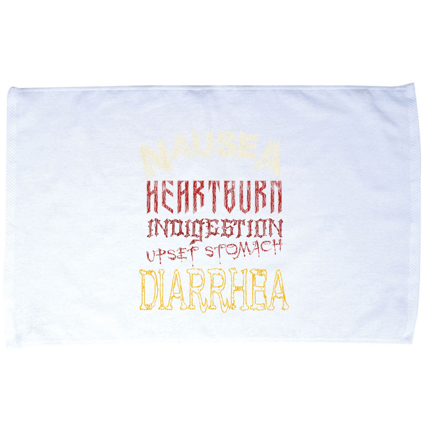 Thrash Metal Funny Heavy Nausea Heartburn Concert Microfiber Hand Towel