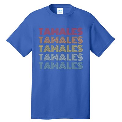 Tamales Mexican Foodie Retro Style National Tamale Day Gift Tall T-Shirt