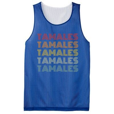 Tamales Mexican Foodie Retro Style National Tamale Day Gift Mesh Reversible Basketball Jersey Tank