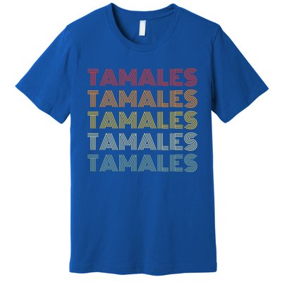 Tamales Mexican Foodie Retro Style National Tamale Day Gift Premium T-Shirt