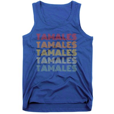 Tamales Mexican Foodie Retro Style National Tamale Day Gift Tank Top