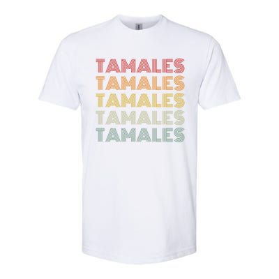 Tamales Mexican Foodie Retro Style National Tamale Day Gift Softstyle CVC T-Shirt