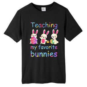 Teaching My Favorite Bunnies Easter Bunny Teachers Cool Gift Tall Fusion ChromaSoft Performance T-Shirt