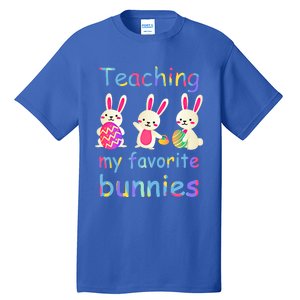 Teaching My Favorite Bunnies Easter Bunny Teachers Cool Gift Tall T-Shirt