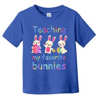 Teaching My Favorite Bunnies Easter Bunny Teachers Cool Gift Toddler T-Shirt