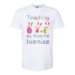 Teaching My Favorite Bunnies Easter Bunny Teachers Cool Gift Softstyle CVC T-Shirt