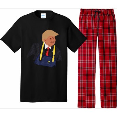 Trump Making Fries 2024 Pajama Set