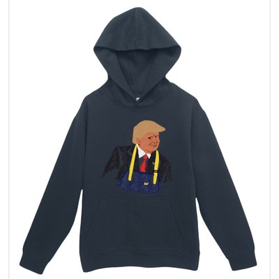 Trump Making Fries 2024 Urban Pullover Hoodie