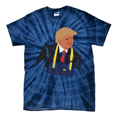 Trump Making Fries 2024 Tie-Dye T-Shirt