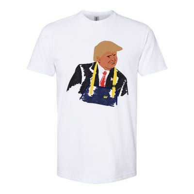 Trump Making Fries 2024 Softstyle CVC T-Shirt