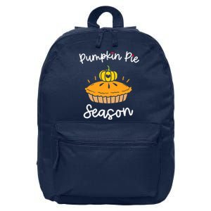 Thanksgiving Motif For  Pumpkin Pie Season 16 in Basic Backpack