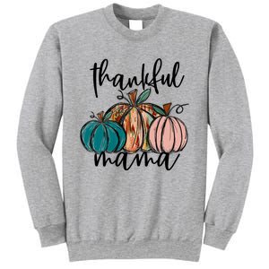 Thankful Mama Fall Season Pumpkin Design Gift Sweatshirt