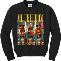 Trump Mc Freedom Funny Trump 2024 Christmas Kids Sweatshirt