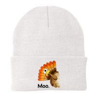 Turkey Moo Funny Thanksgiving Knit Cap Winter Beanie