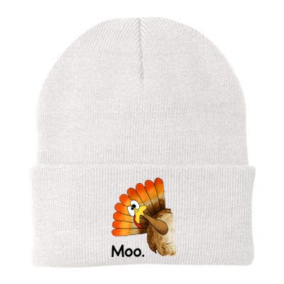 Turkey Moo Funny Thanksgiving Knit Cap Winter Beanie