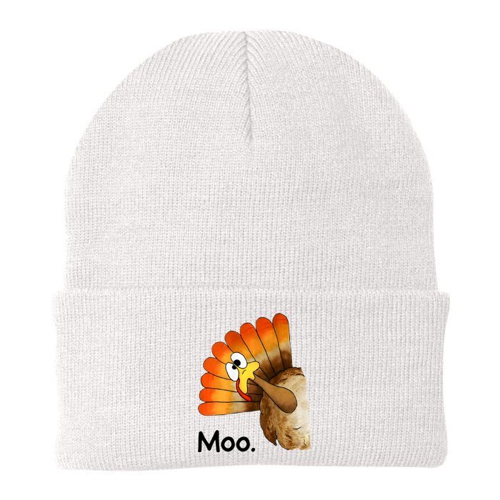 Turkey Moo Funny Thanksgiving Knit Cap Winter Beanie