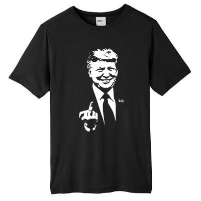 Trump Middle Finger Trump Fu 2024 Trump For President Gift Tall Fusion ChromaSoft Performance T-Shirt