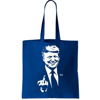 Trump Middle Finger Trump Fu 2024 Trump For President Gift Tote Bag