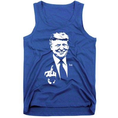 Trump Middle Finger Trump Fu 2024 Trump For President Gift Tank Top