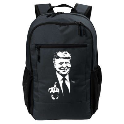 Trump Middle Finger Trump Fu 2024 Trump For President Gift Daily Commute Backpack