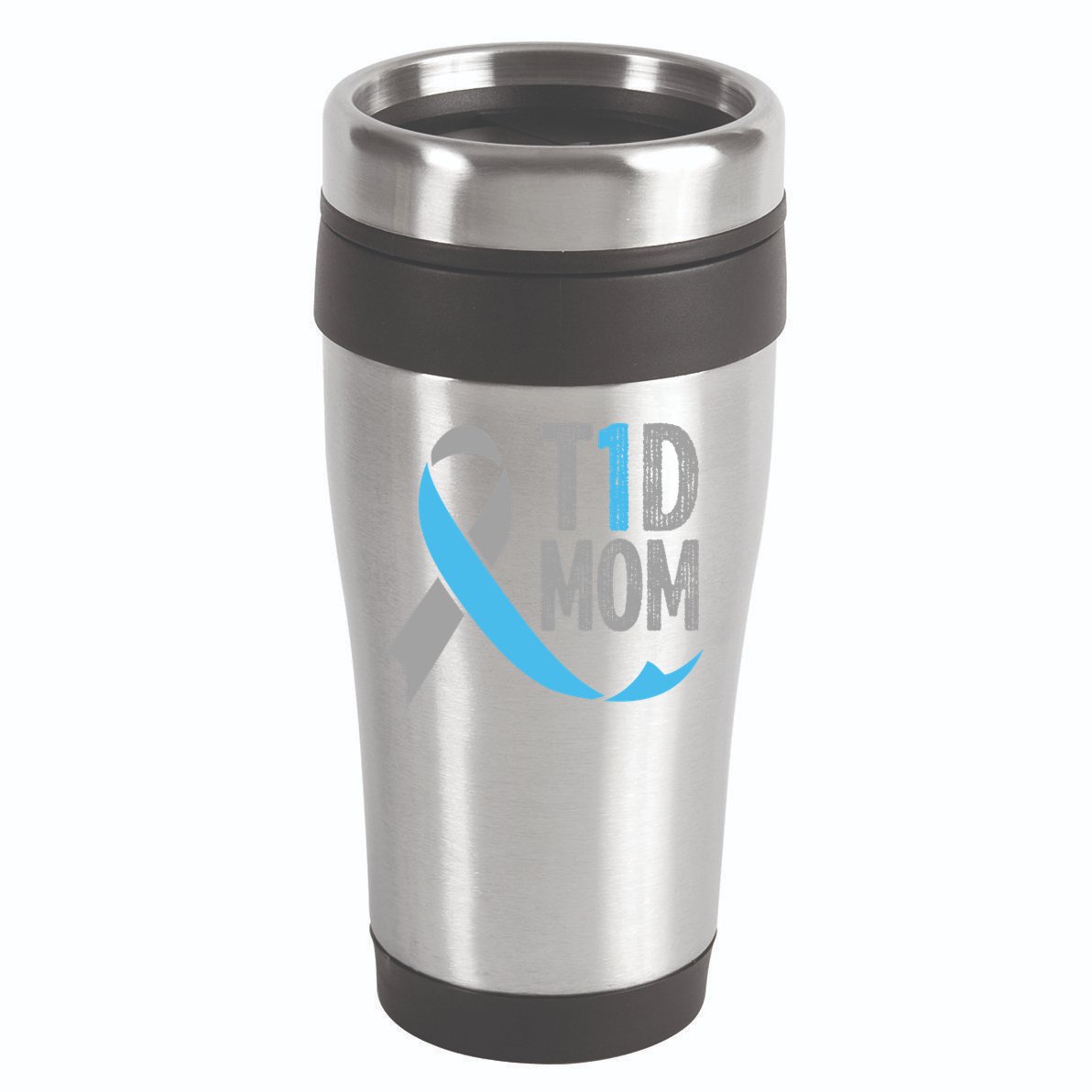 T1d Mom Funny Diabetic Gift For Women Type 1 Mom Diabetes Gift 16oz Travel Tumbler