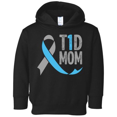 T1d Mom Funny Diabetic Gift For Women Type 1 Mom Diabetes Gift Toddler Hoodie