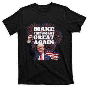 Trump Make Fireworks Great Again New Year Eve 4th T-Shirt