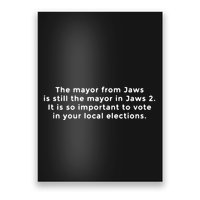 The Mayor From Jaws Is Still The Mayor In Jaws 2 Poster