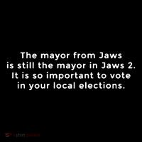 The Mayor From Jaws Is Still The Mayor In Jaws 2 Sustainable Knit Beanie