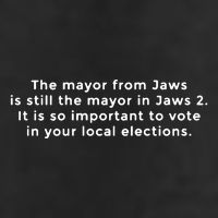 The Mayor From Jaws Is Still The Mayor In Jaws 2 25L Jumbo Tote