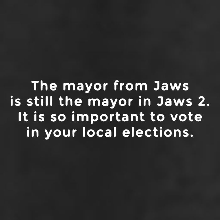The Mayor From Jaws Is Still The Mayor In Jaws 2 25L Jumbo Tote