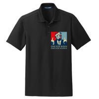 Trump Middle Finger Biden Harris Republican Dry Zone Grid Polo