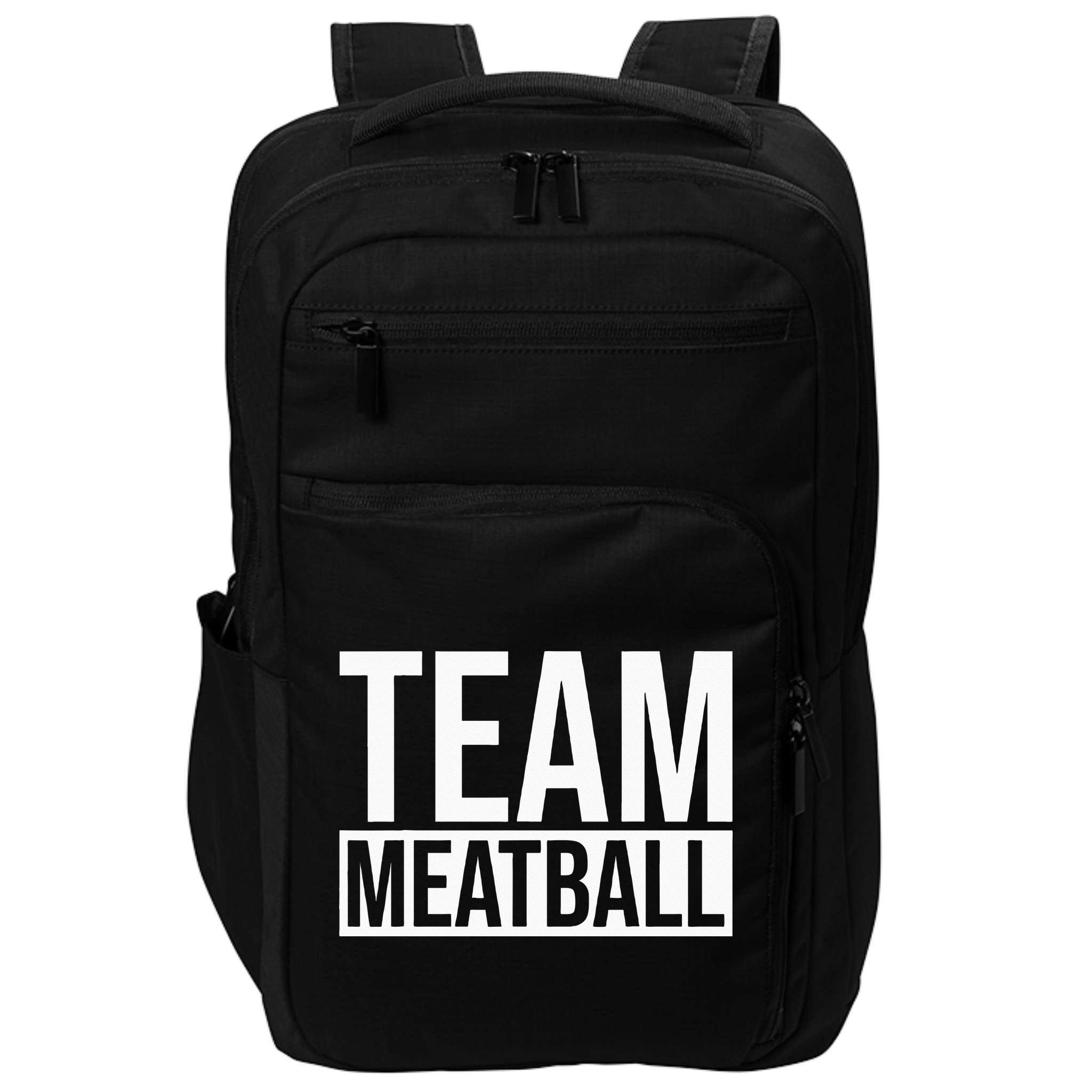 Team Meatball Funny Meatball Maker Lover Impact Tech Backpack