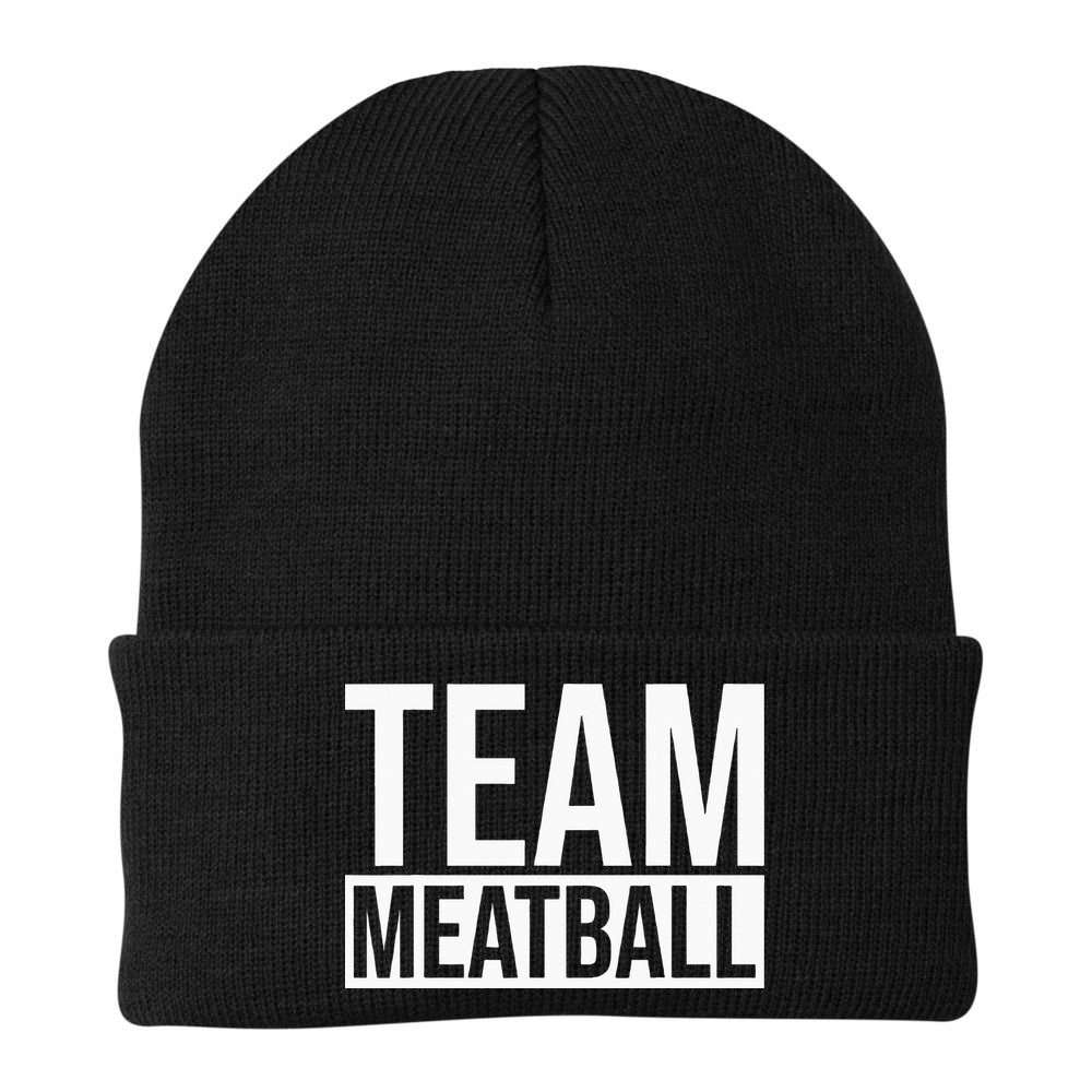 Team Meatball Funny Meatball Maker Lover Beanie