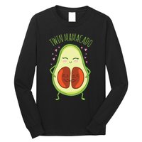 Twin Mamacado Funny Avocado Long Sleeve Shirt