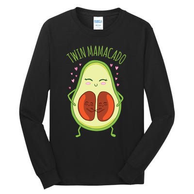 Twin Mamacado Funny Avocado Tall Long Sleeve T-Shirt