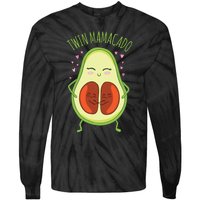 Twin Mamacado Funny Avocado Tie-Dye Long Sleeve Shirt