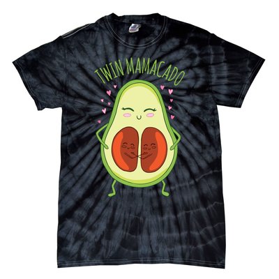 Twin Mamacado Funny Avocado Tie-Dye T-Shirt