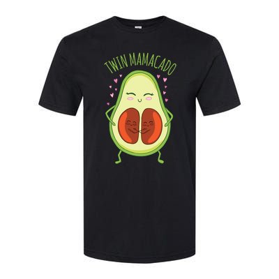 Twin Mamacado Funny Avocado Softstyle CVC T-Shirt