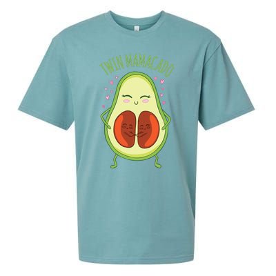 Twin Mamacado Funny Avocado Sueded Cloud Jersey T-Shirt