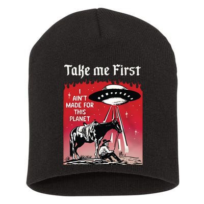 Take Me First Short Acrylic Beanie