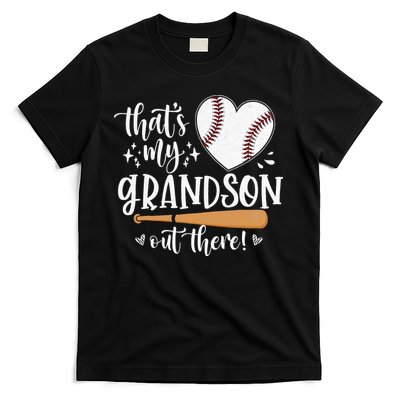 That's My Grandson Out There Baseball Grandma Mother's Day T-Shirt